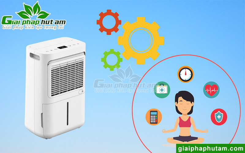 Nguyên lý hoạt động máy hút ẩm gia đình 14l