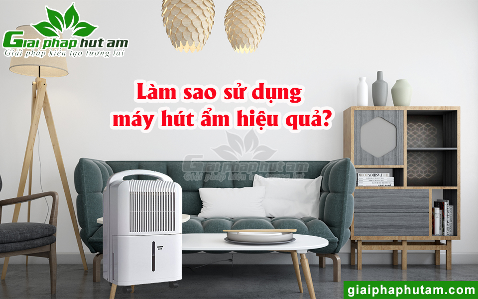 Làm sao sử dụng máy hút ẩm hiệu quả?