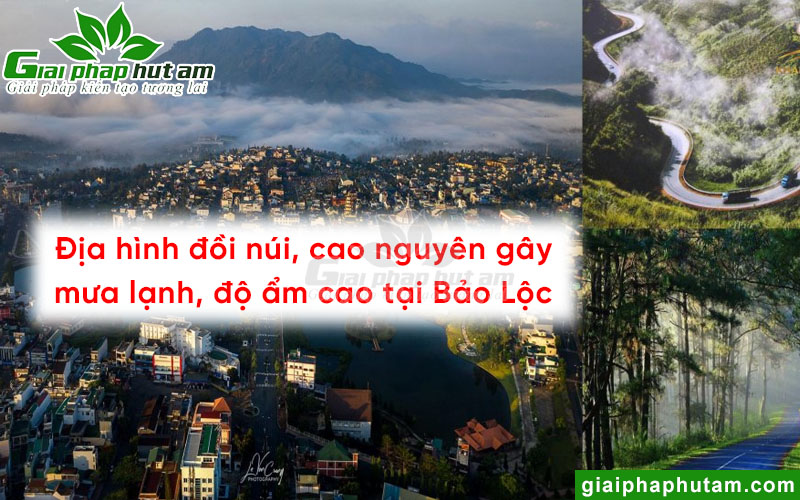 Địa hình tạo nên đặc trưng khí hậu của Bảo Lộc