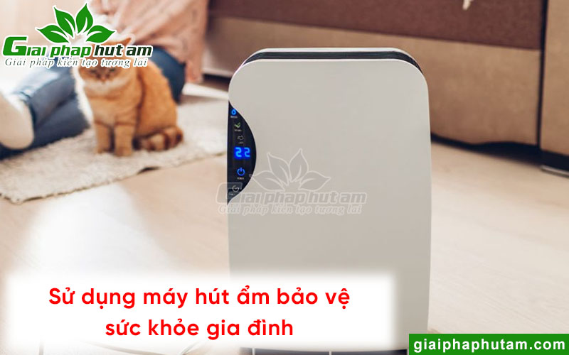 Sử dụng máy hút ẩm gia đình bảo vệ sức khỏe các thành viên