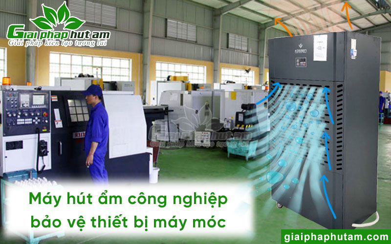 Máy hút ẩm công nghiệp giúp bảo vệ thiết bị máy móc tại nhà máy Bình Dương