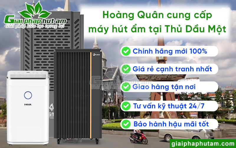 Hoàng Quân cung cấp máy hút ẩm giá rẻ tại Thủ Dầu Một