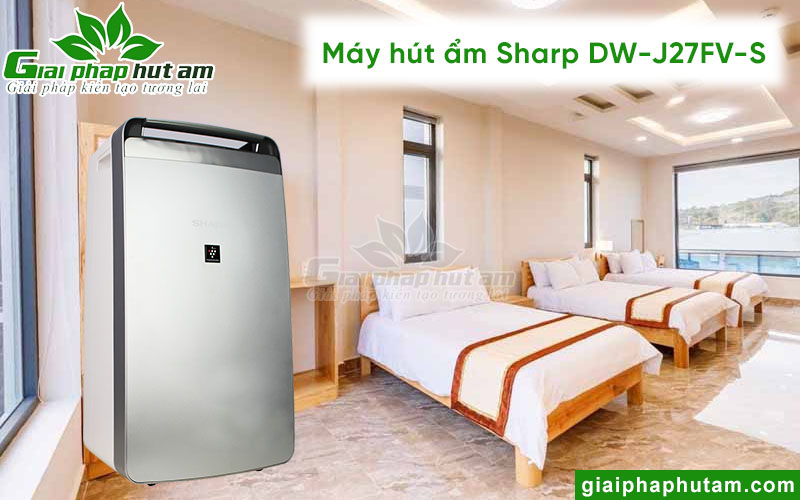 Máy hút ẩm cao cấp Sharp DW-J27FV-S