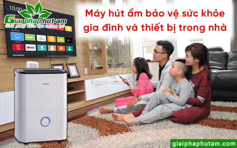 Máy hút ẩm bảo vệ sức khỏe gia đình tại Di Linh