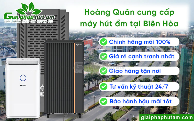 Hoàng Quân cung cấp máy hút ẩm chính hãng tại Biên Hòa