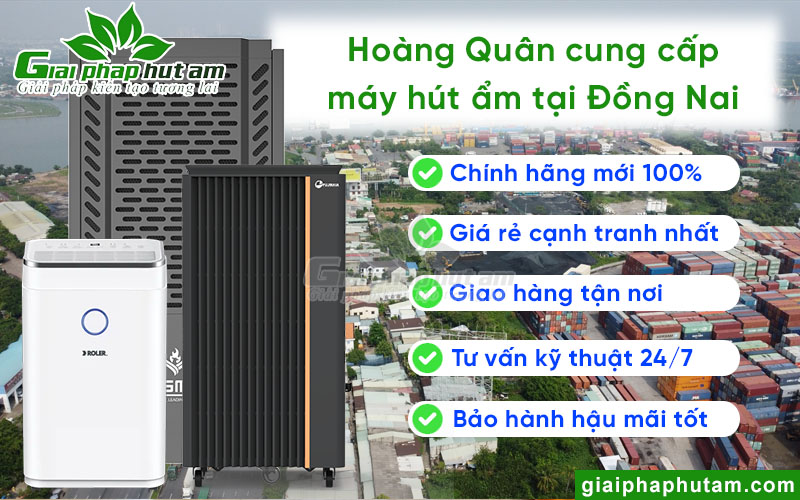 Hoàng Quân cung cấp máy hút ẩm giá tốt tại Đồng Nai