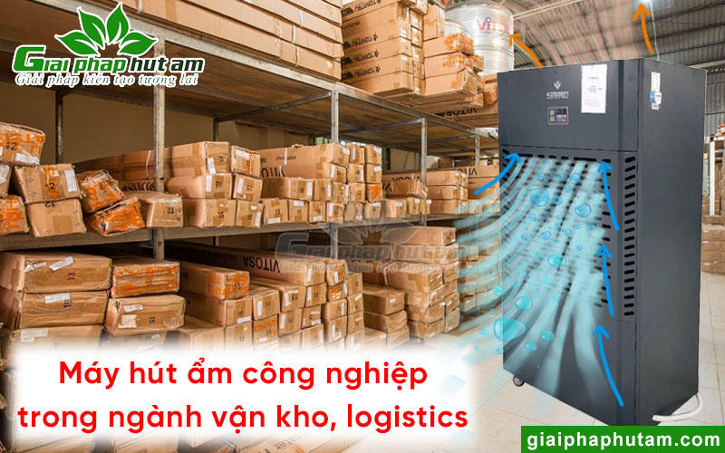 Máy hút ẩm công nghiệp giúp bảo quản, lưu kho số lượng lớn tại Long Thành