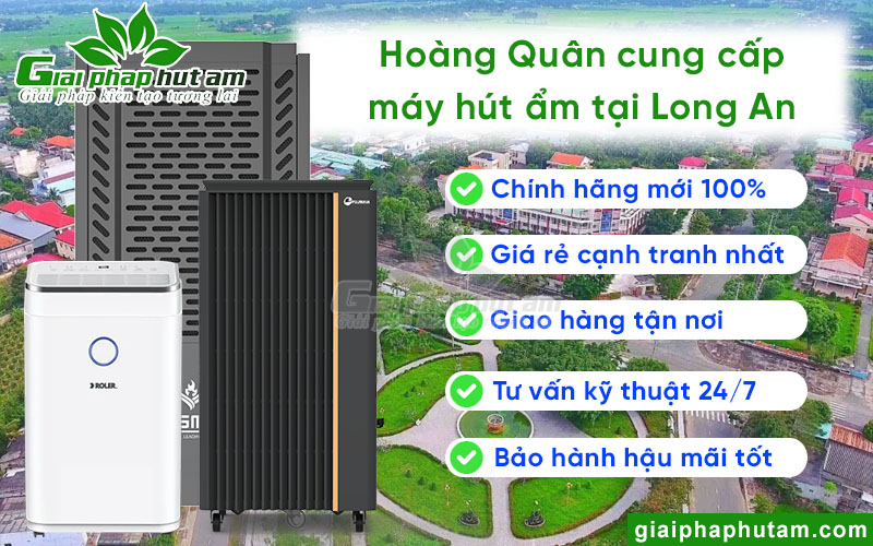 Hoàng Quân cung cấp máy hút ẩm giá rẻ tại Long An