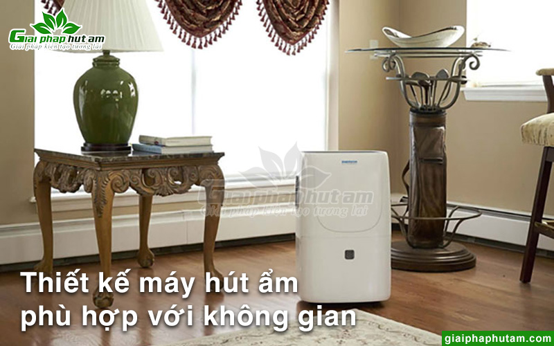 Thiết kế máy hút ẩm nên phù hợp với không gian nhà thông tầng