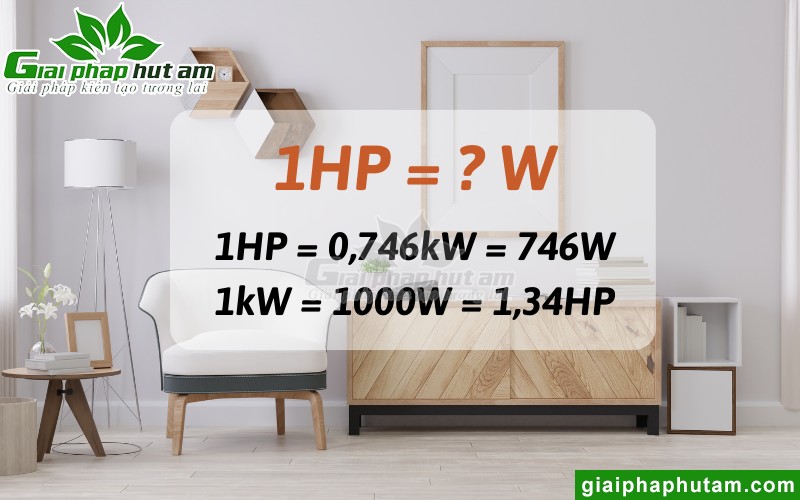 1HP bằng bao nhiêu W?