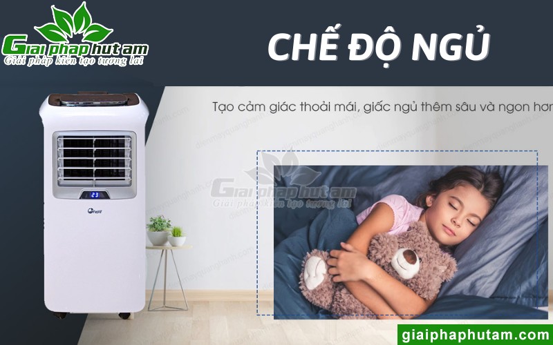 Thiết lập chế độ ngủ cho máy lạnh di động