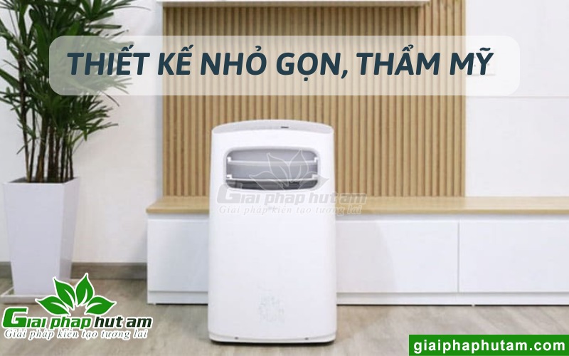 Máy lạnh di động mang đến thiết kế nhỏ gọn, thẩm mỹ 