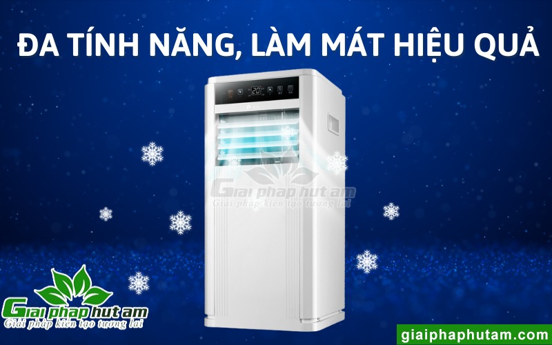 máy lạnh di động cũng được trang bị đầy đủ những tính năng như những thiết bị máy lạnh thông thường