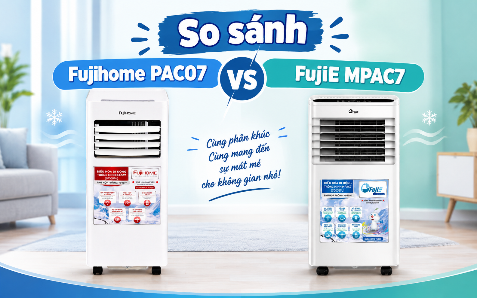 So sánh Fujihome PAC07 và FujiE MPAC7