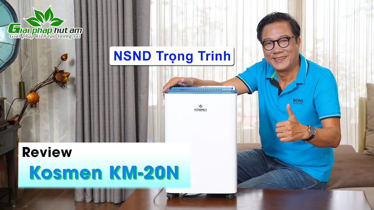 video review Máy Hút Ẩm Kosmen KM - 12N